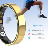 Smart AI Wearable Ring with Health Tracking