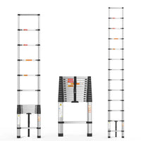 Adjustable Telescopic Ladder for Home & Outdoor Use – 330lb Capacity