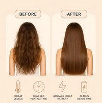 SilkWave Cordless Hair Straightener & Curler