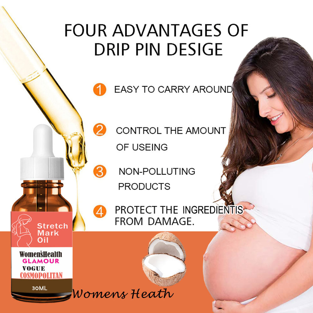 Stretch Mark Care Oil - Deep Moisture & Elasticity Support